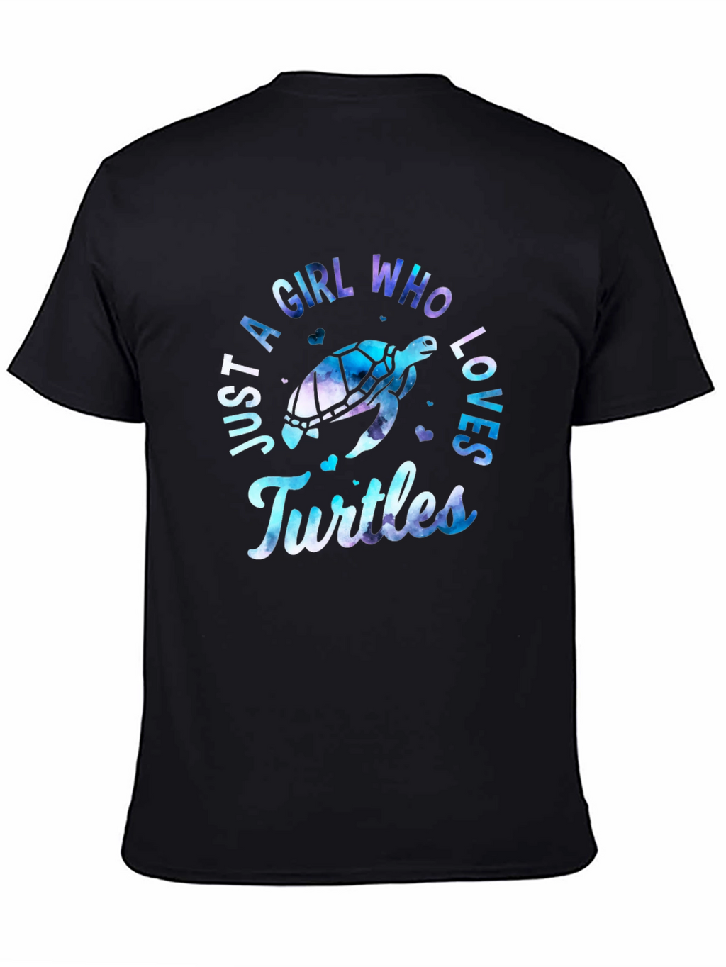 Girl Who Loves Turtles T-Shirt - Unique Design