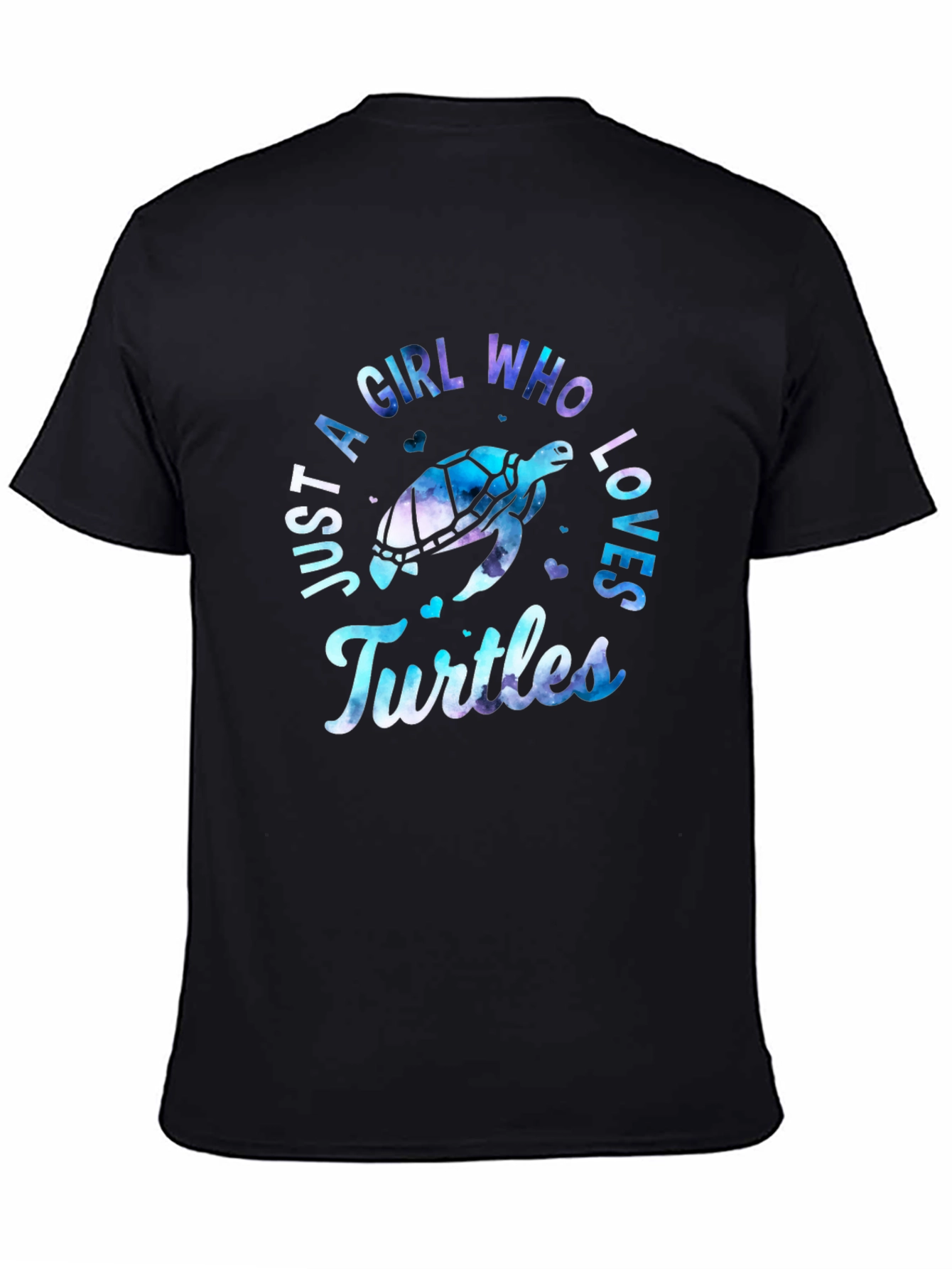 Girl Who Loves Turtles T-Shirt - Unique Design