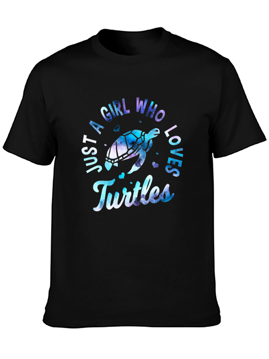 Girl Who Loves Turtles T-Shirt - Unique Design