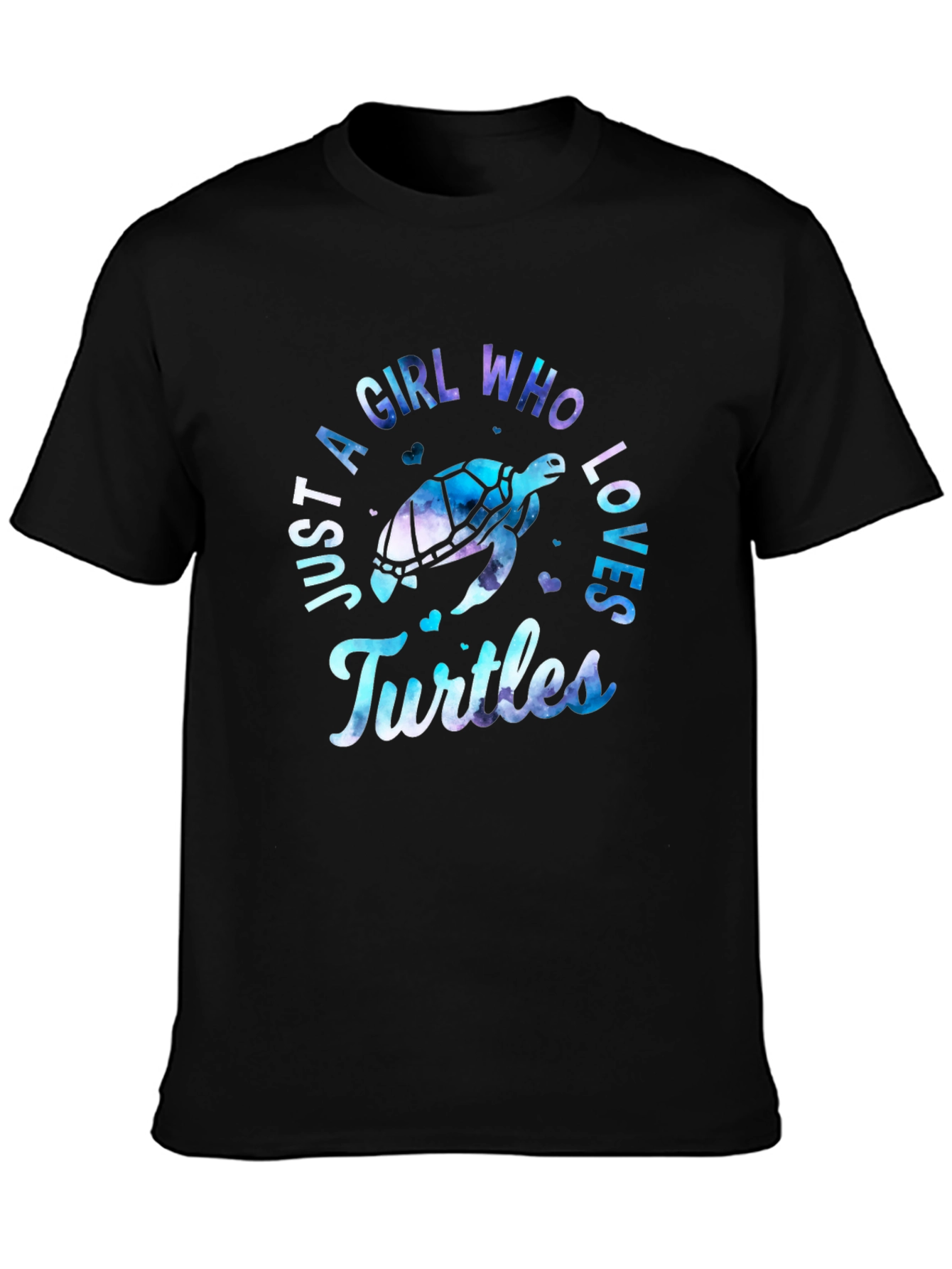 Girl Who Loves Turtles T-Shirt - Unique Design