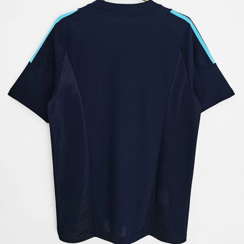 2002 Argentina Away Retro Soccer Jersey Back