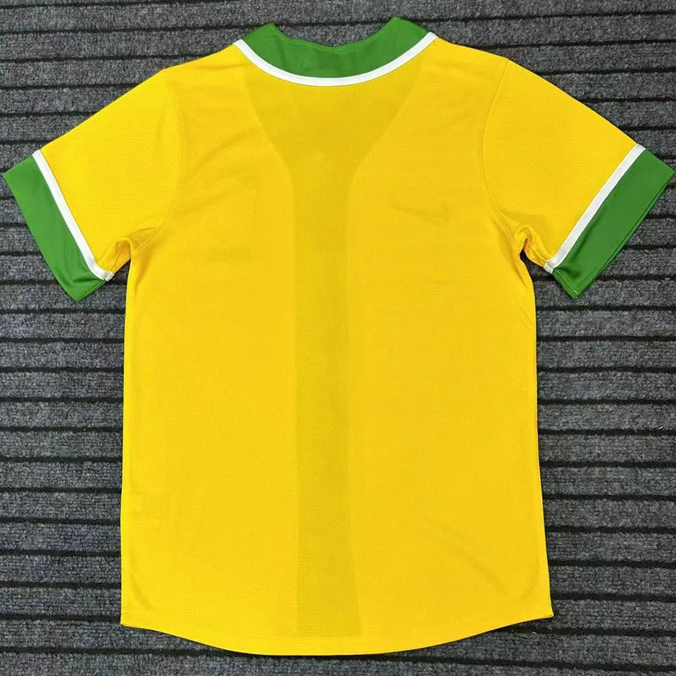 2023/24 Brazil Home Concept Edition Yellow Jersey Back
