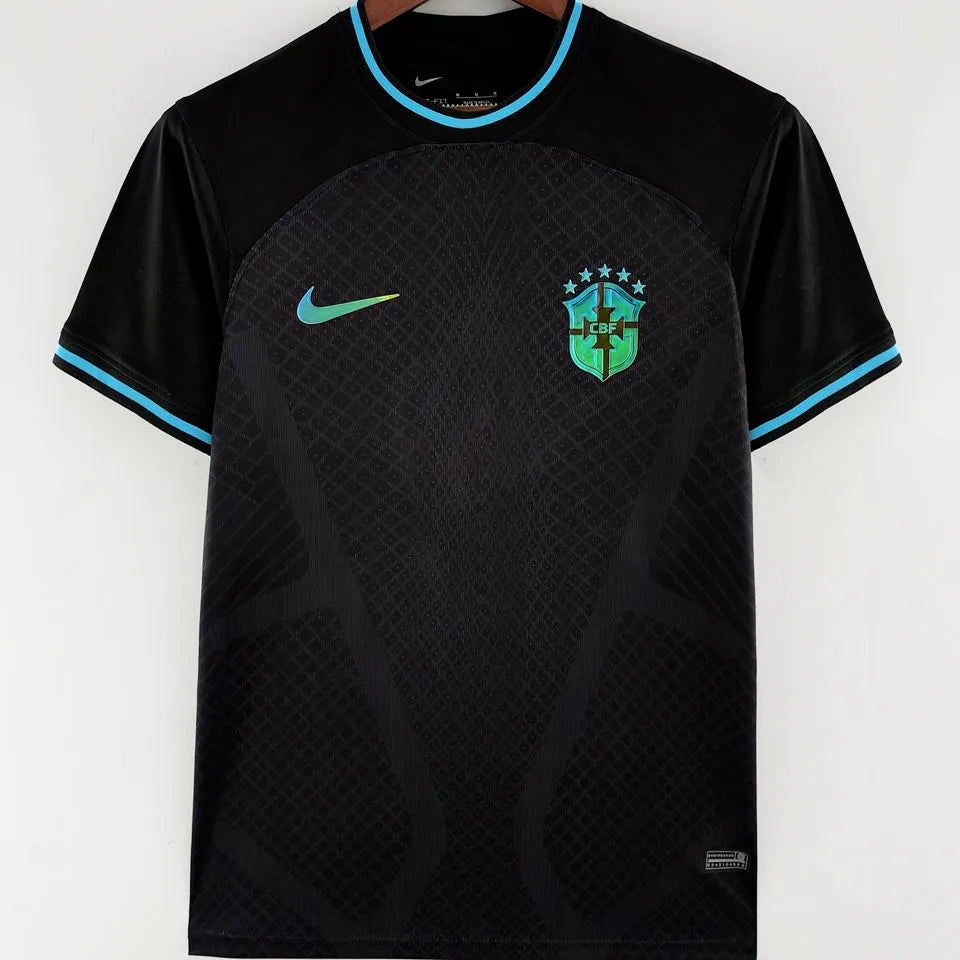 2022/23 Brazil Concept Black Fans Jersey Front