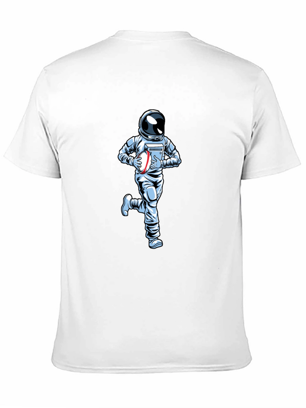 Astronaut Rugby T-Shirt - Black Cotton Tee