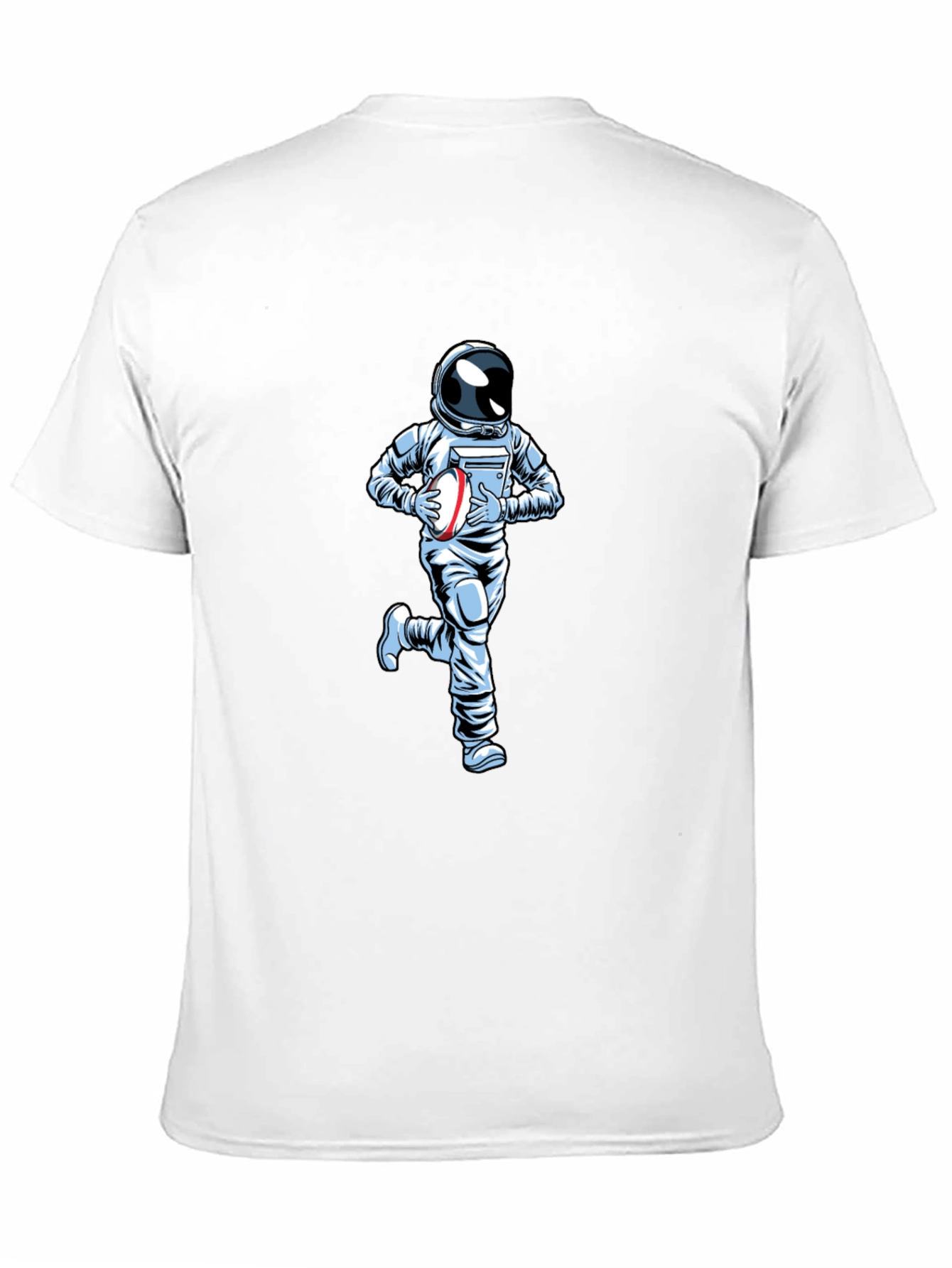Astronaut Rugby T-Shirt - Black Cotton Tee