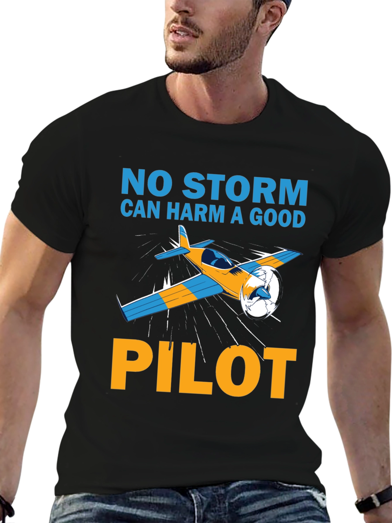 Pilot T-Shirt: No Storm Can Harm A Good Pilot
