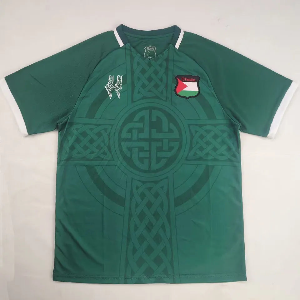 2026 FC Palestine Retro Fans Soccer Jersey Front
