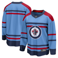 Men's Winnipeg Jets Light Blue Anniversary Premier Breakaway Blank Jerseys