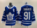 Men's Toronto Maple Leafs John Tavares #91 Blue Breakaway Player Jerseys