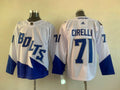 Men's Tampa Bay Lightning Anthony Cirelli #71 White Player Jerseys
