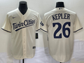Men's Minnesota Twins Max Kepler #26 Beige Alternate Replica Player Jerseys