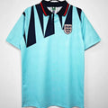 1992 England Third Blue Retro Soccer Jersey Front