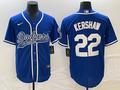 Men's Los Angeles Dodgers Clayton Kershaw #22 Royal Player Jerseys Joint Edition