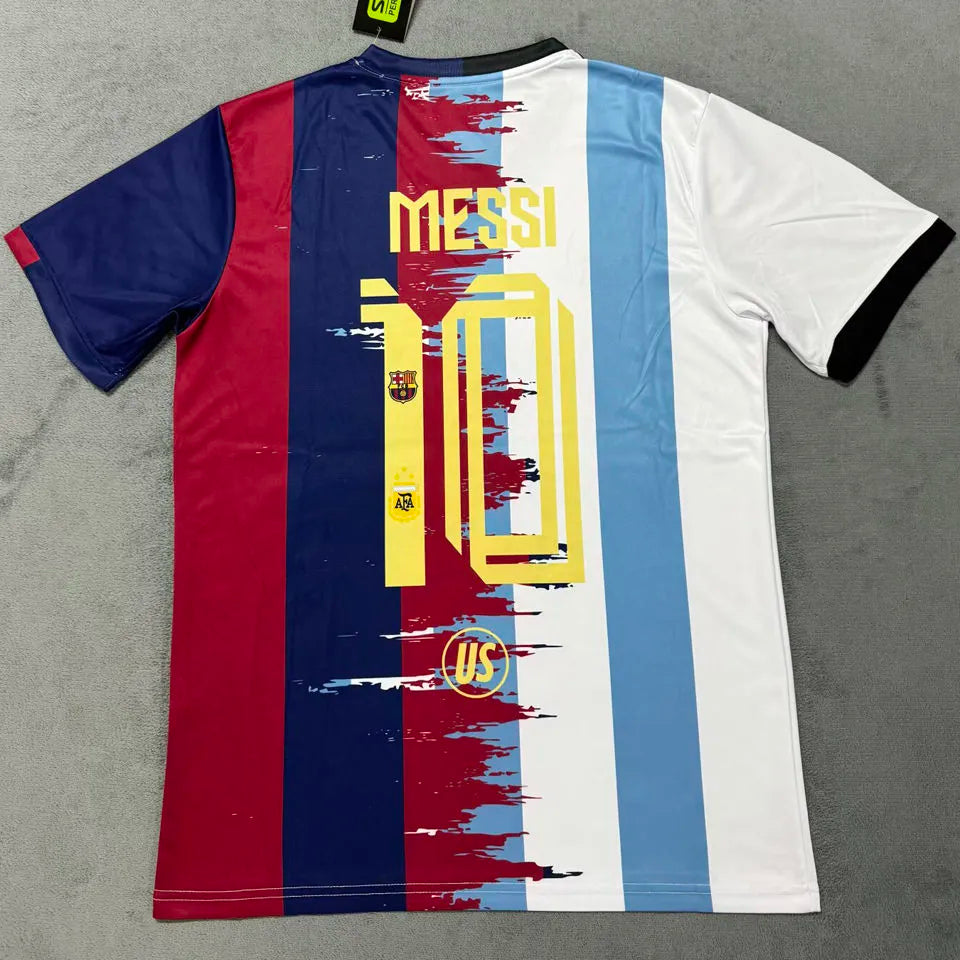 MESSI #10 Argentina x BA Special Edition Fans Soccer Jersey Front