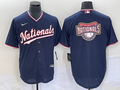 Men's Washington Nationals Navy Alternate Replica Team Jerseys