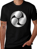 Tomoe Symbol Graphic T-Shirt - Modern Design