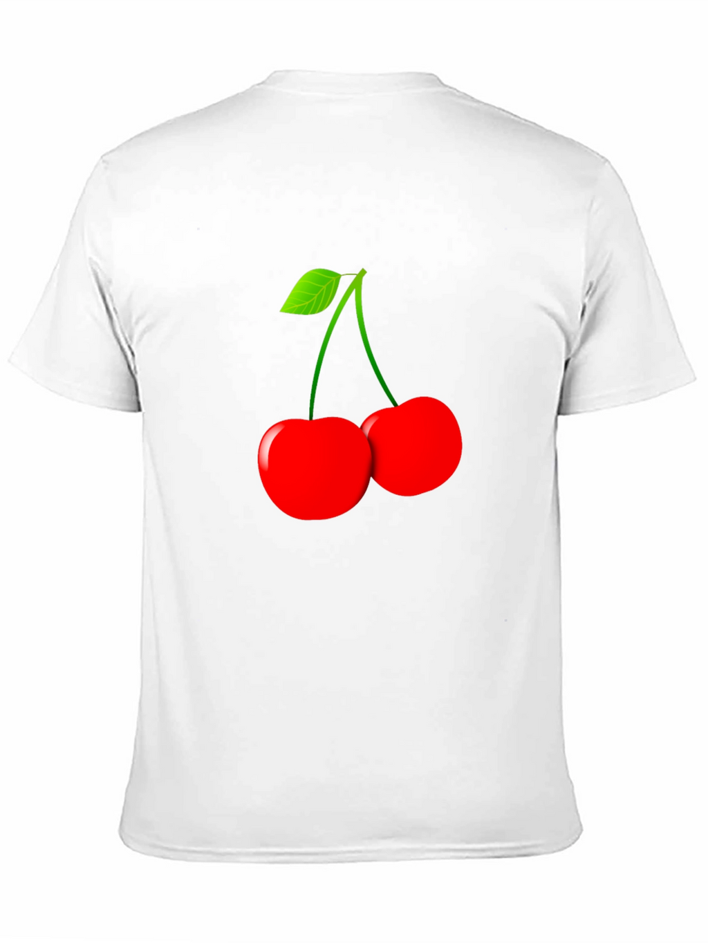 Black Cherry Graphic T-Shirt - Stylish Fruit Design