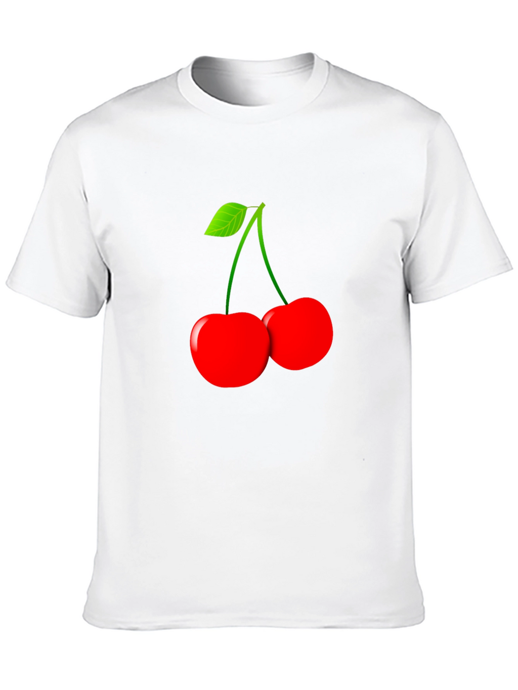 Black Cherry Graphic T-Shirt - Stylish Fruit Design