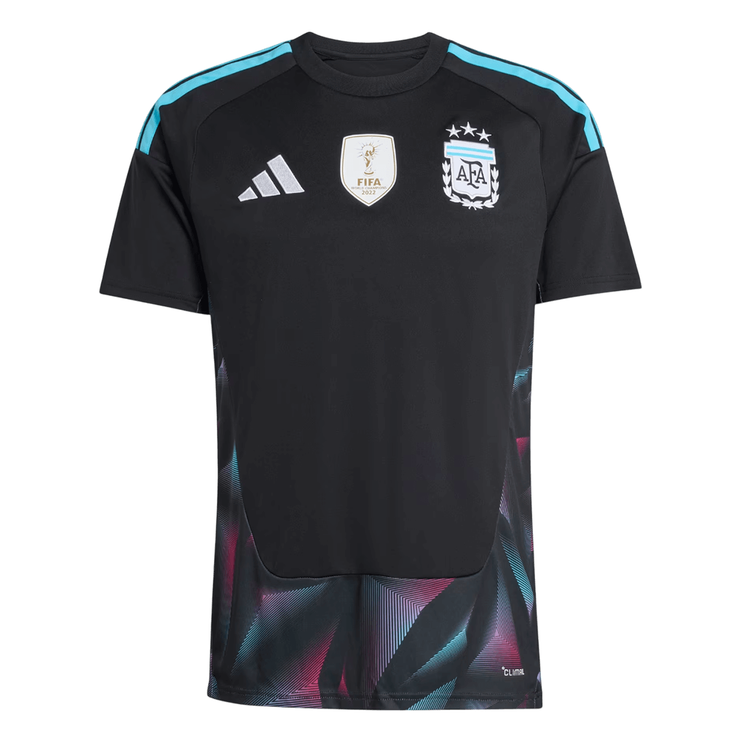 Argentina Goalkeeper Soccer Jersey World Cup 2026 Black Front