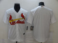 Men's St. Louis Cardinals White Home Replica Blank Jerseys