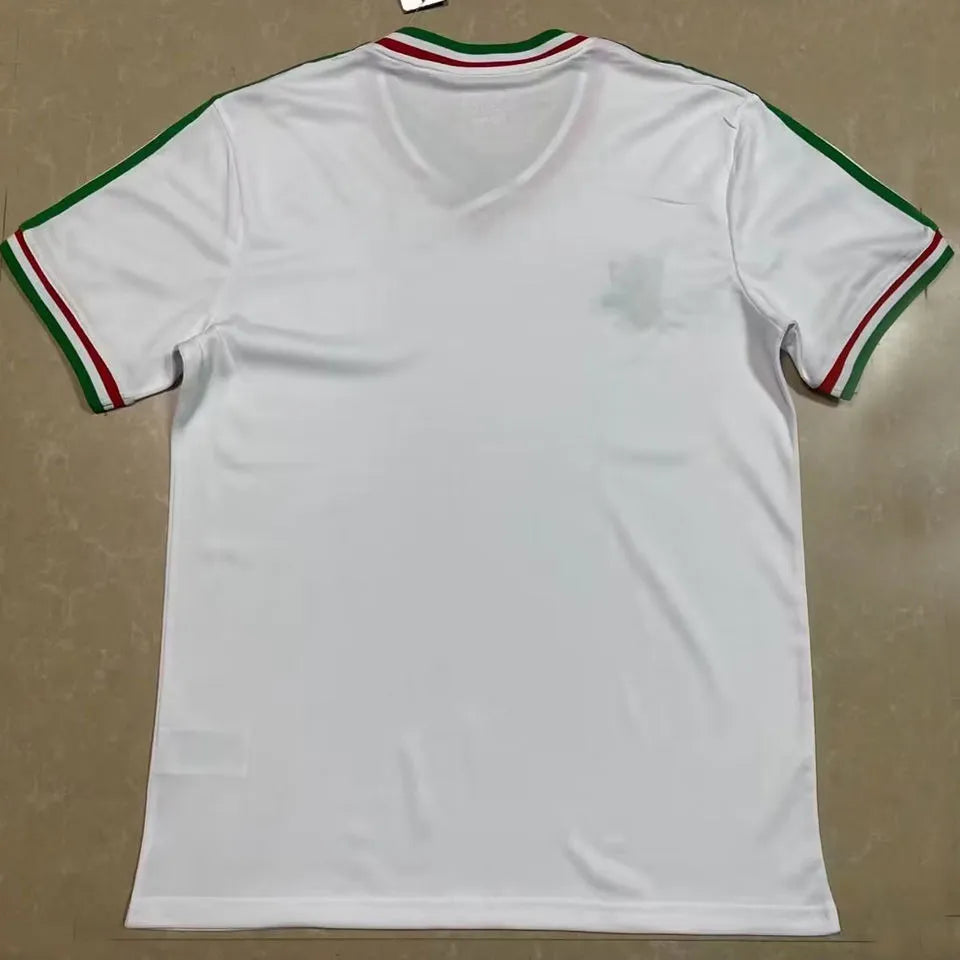 1985 Mexico White Retro Style Jersey Back