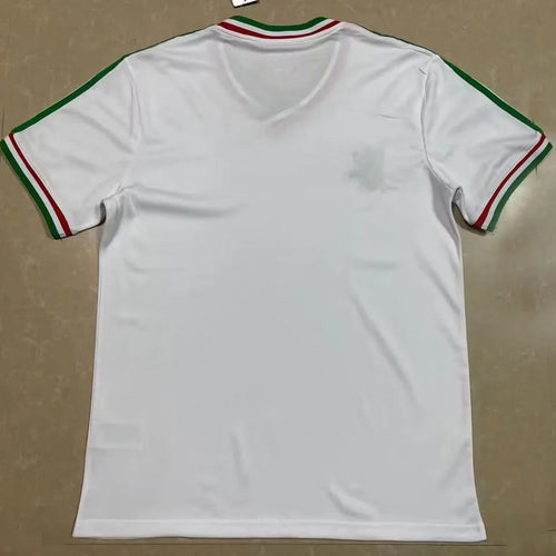 1985 Mexico White Retro Style Jersey Back