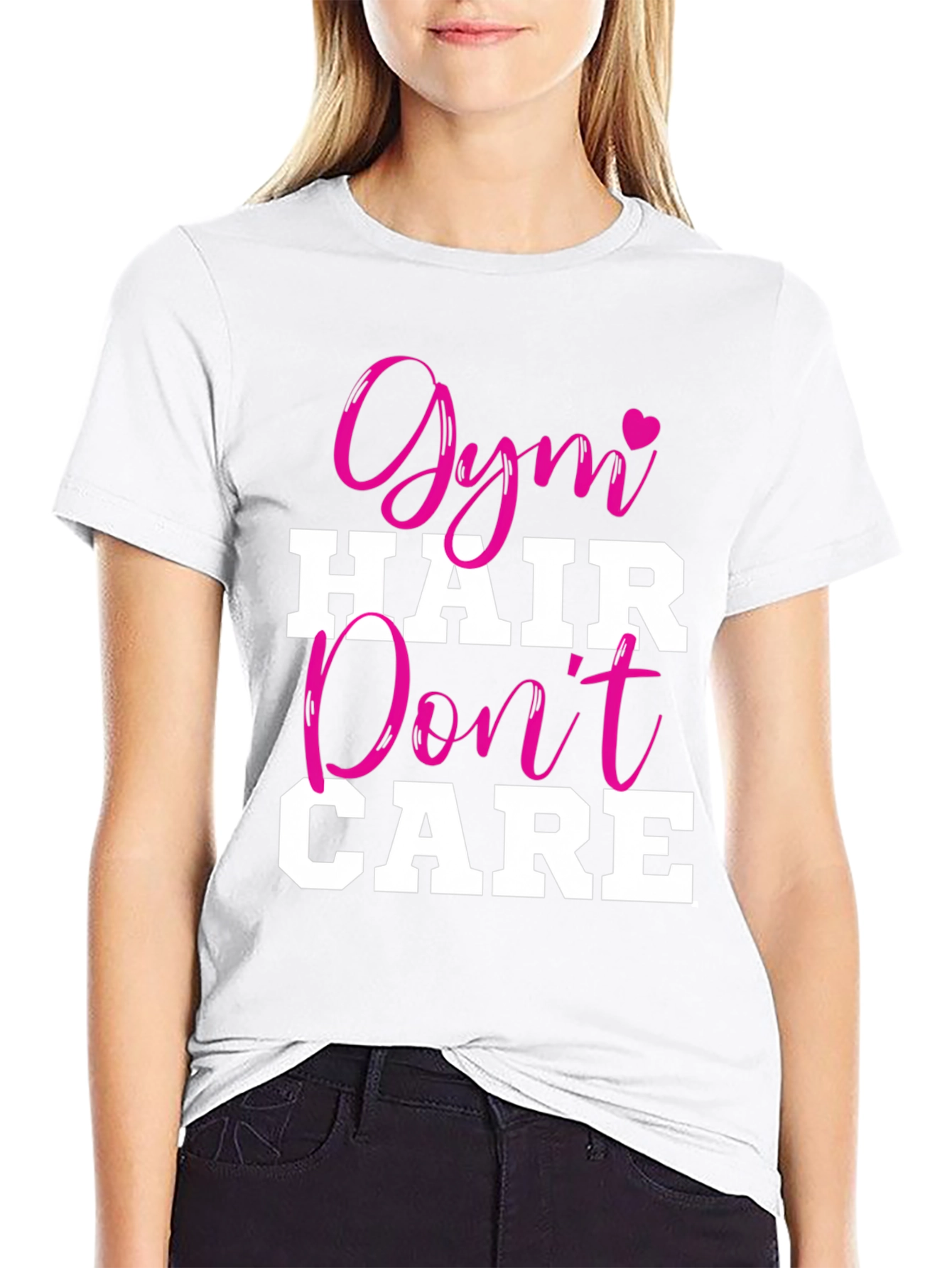 Gym Hair Dont Care Graphic Tee