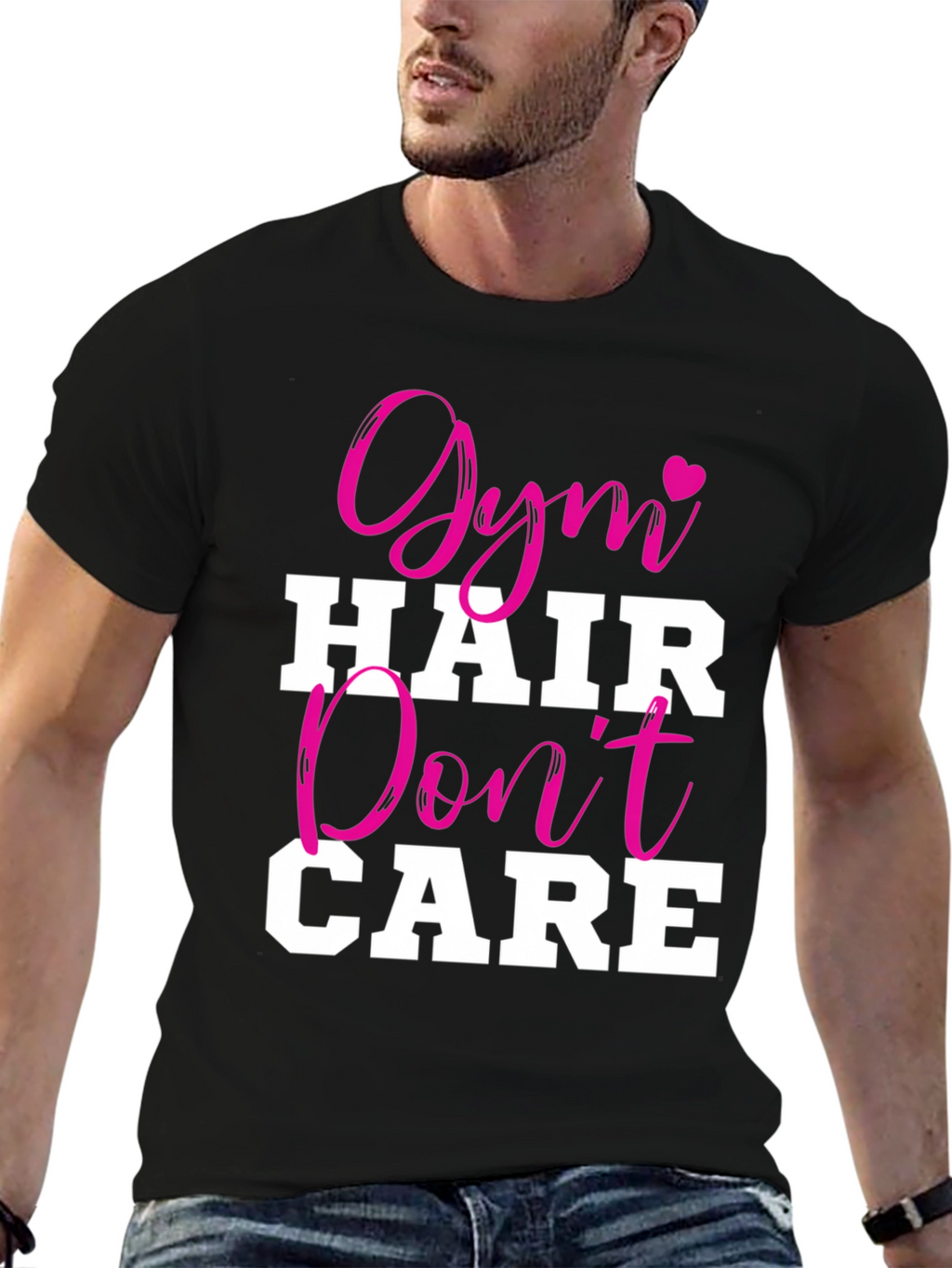Gym Hair Dont Care Graphic Tee