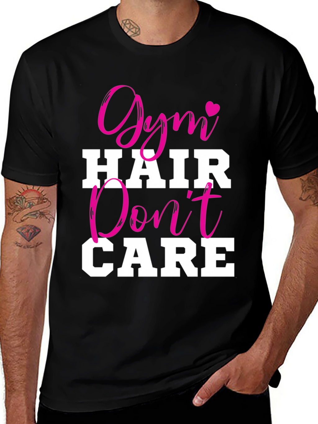 Gym Hair Dont Care Graphic Tee