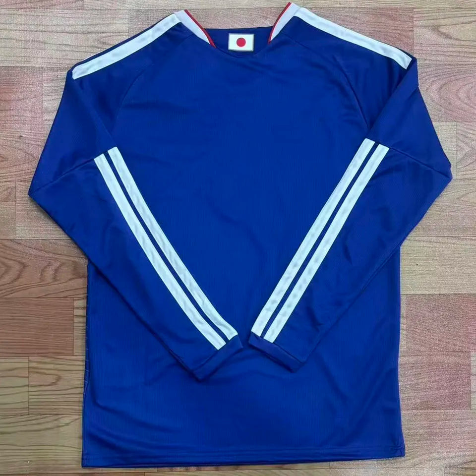 2026/27 Japan Home Blue Fans Long Sleeve Soccer Jersey Back