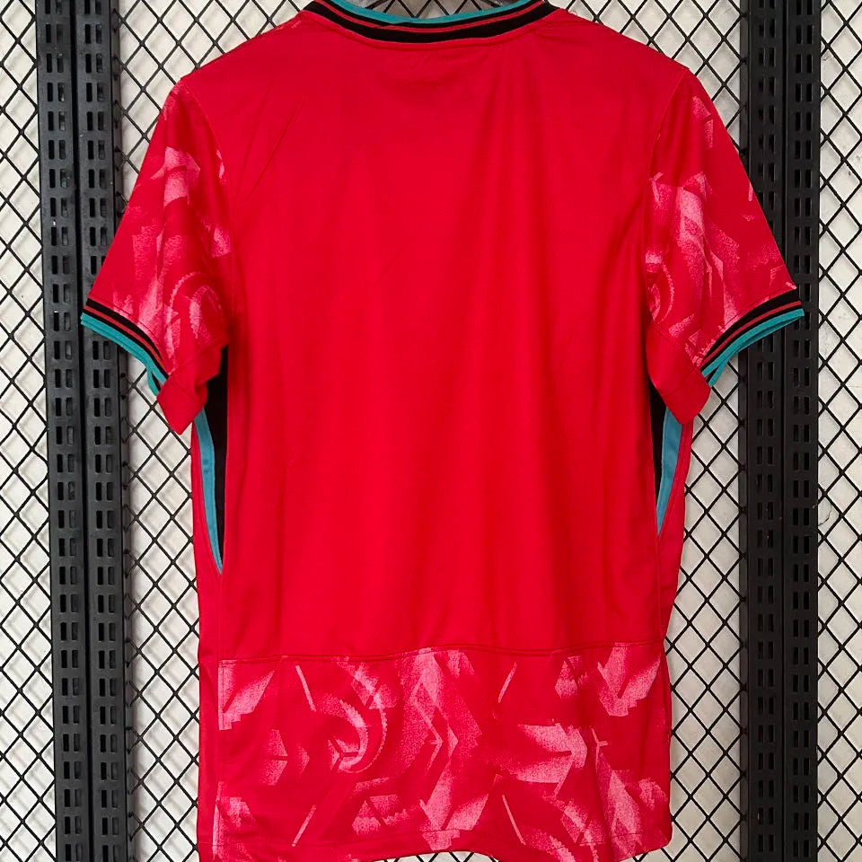 2024/25 South Korea Home Red Fans Soccer Jersey Back