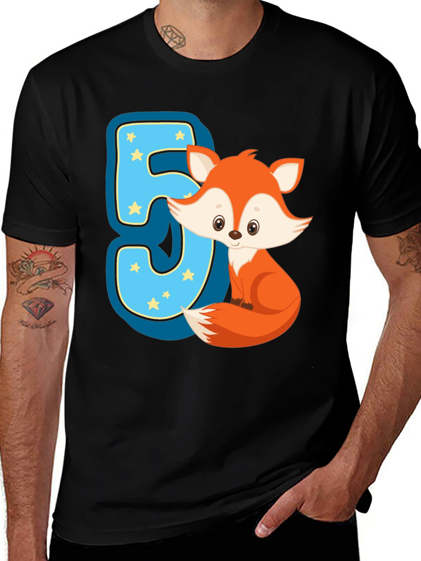 Fox 5th Birthday T-Shirt