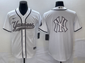 Men's New York Yankees White Replica Player Jerseys Joint Edition