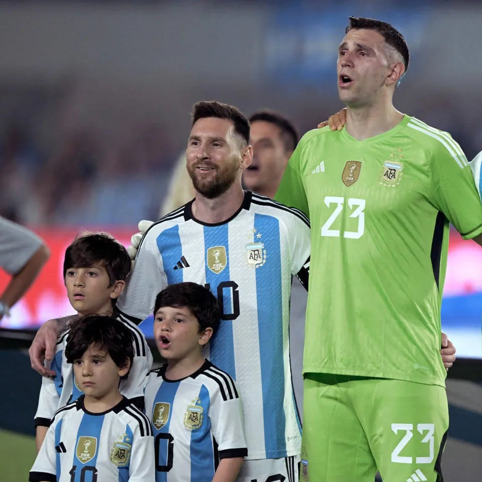 CAMPEONES DEL MUNDO 3 Stars Argentina Player Version Jersey (3 Stars 3星) ★★ Detail 3