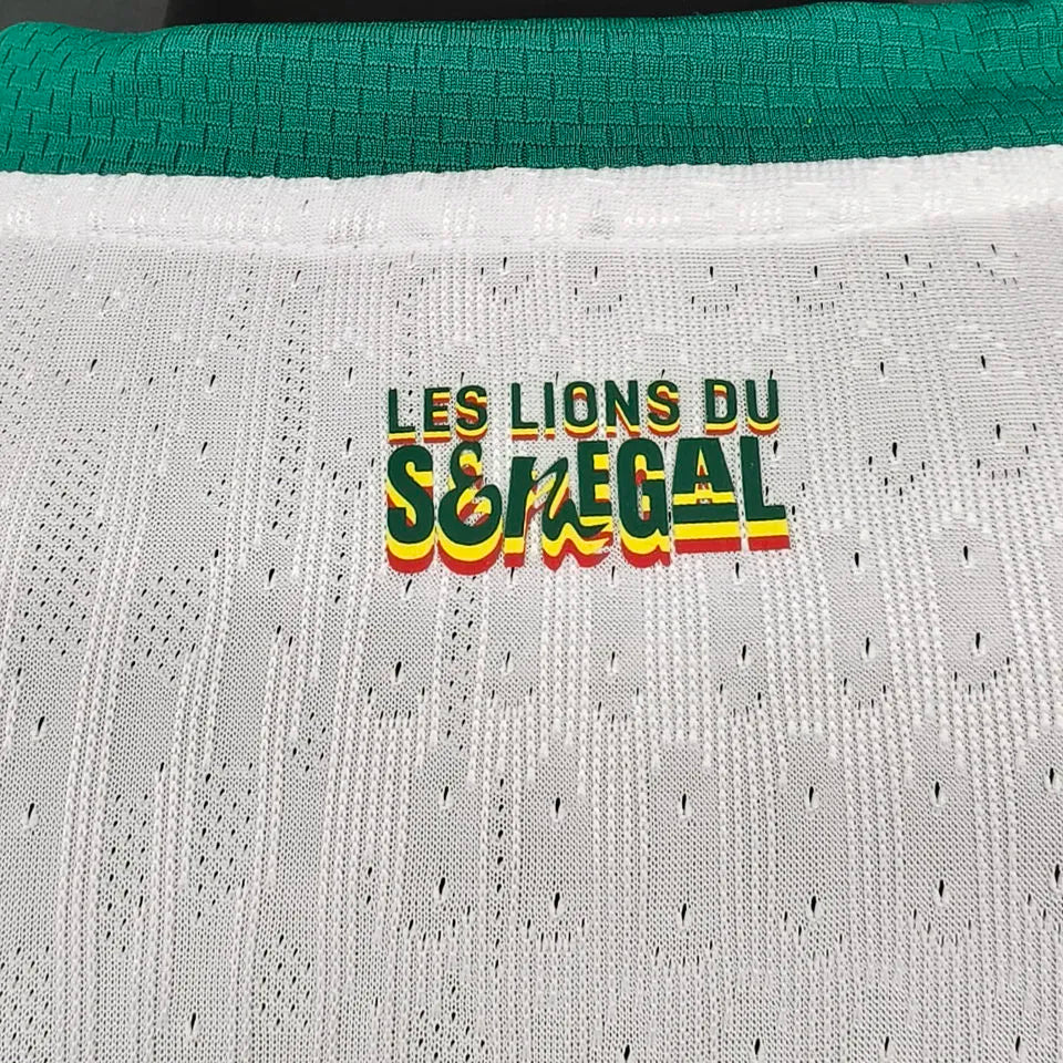 2026/27 Senegal Home White Player Version Soccer Jersey Detail 2