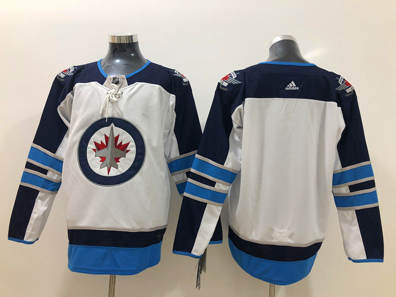 Men's Winnipeg Jets White Blank Player Game Jerseys