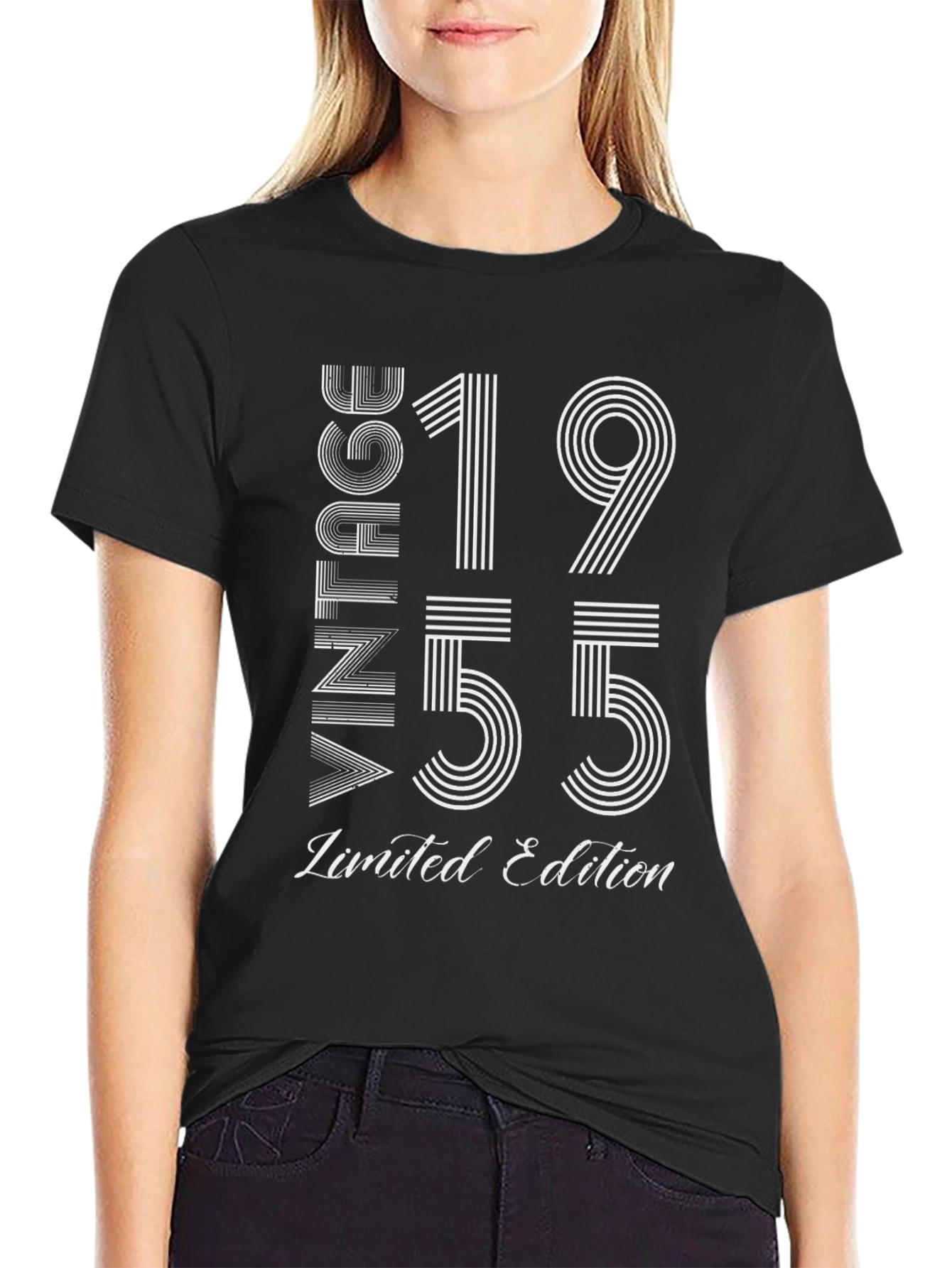 Vintage 1955 Limited Edition Black T-Shirt