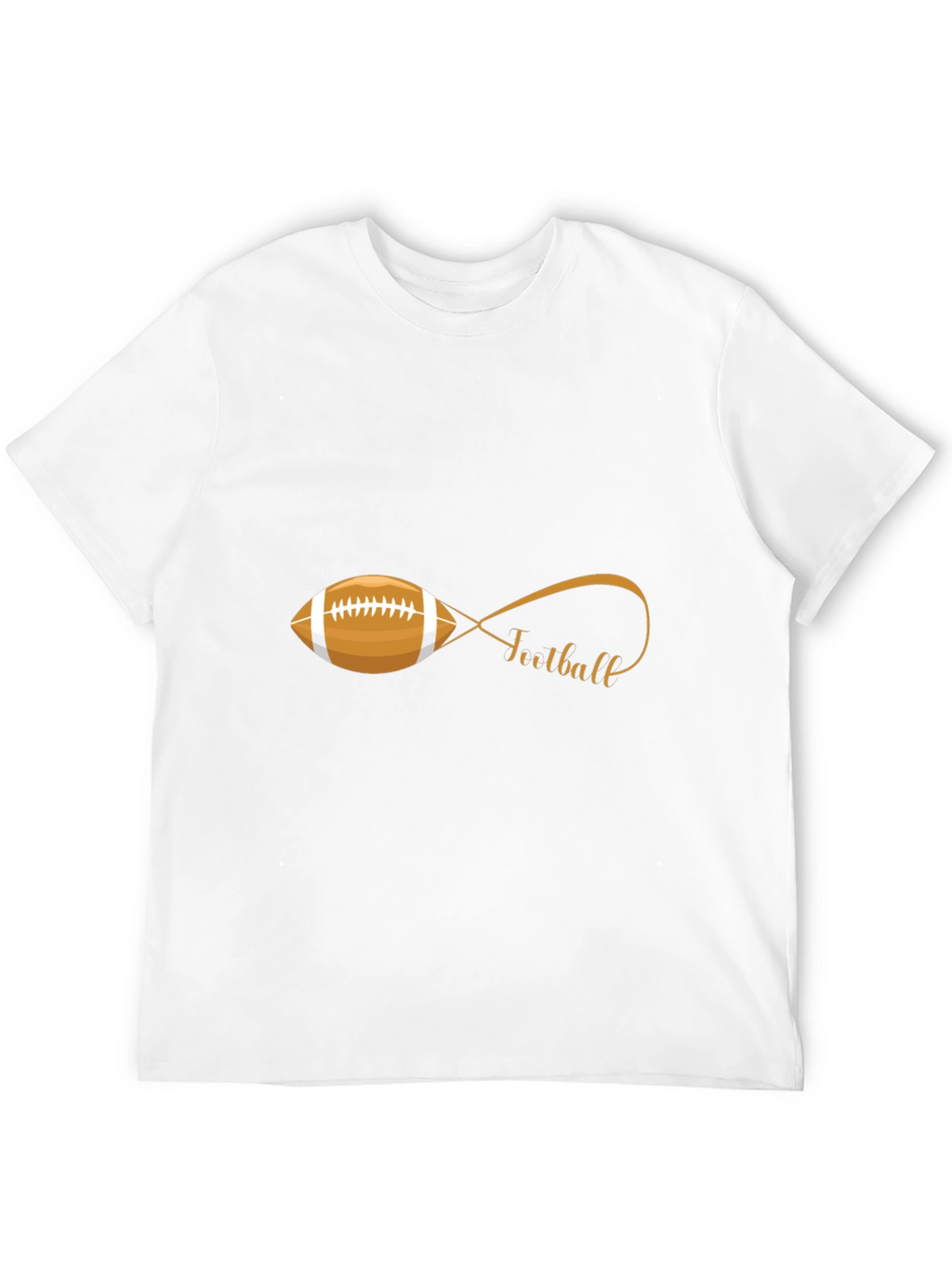 Football Infinity Symbol Graphic Tee
