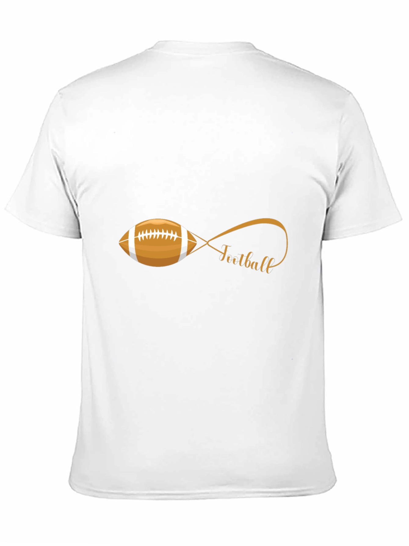 Football Infinity Symbol Graphic Tee