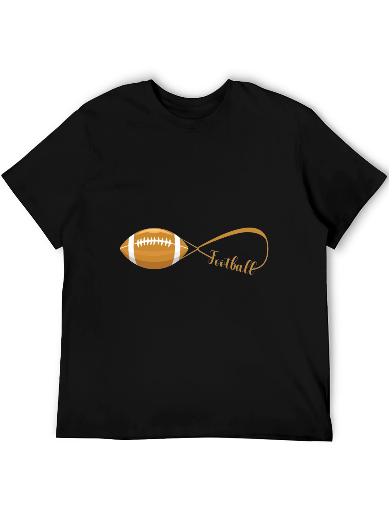 Football Infinity Symbol Graphic Tee
