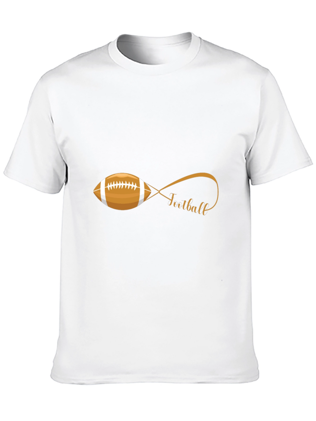 Football Infinity Symbol Graphic Tee