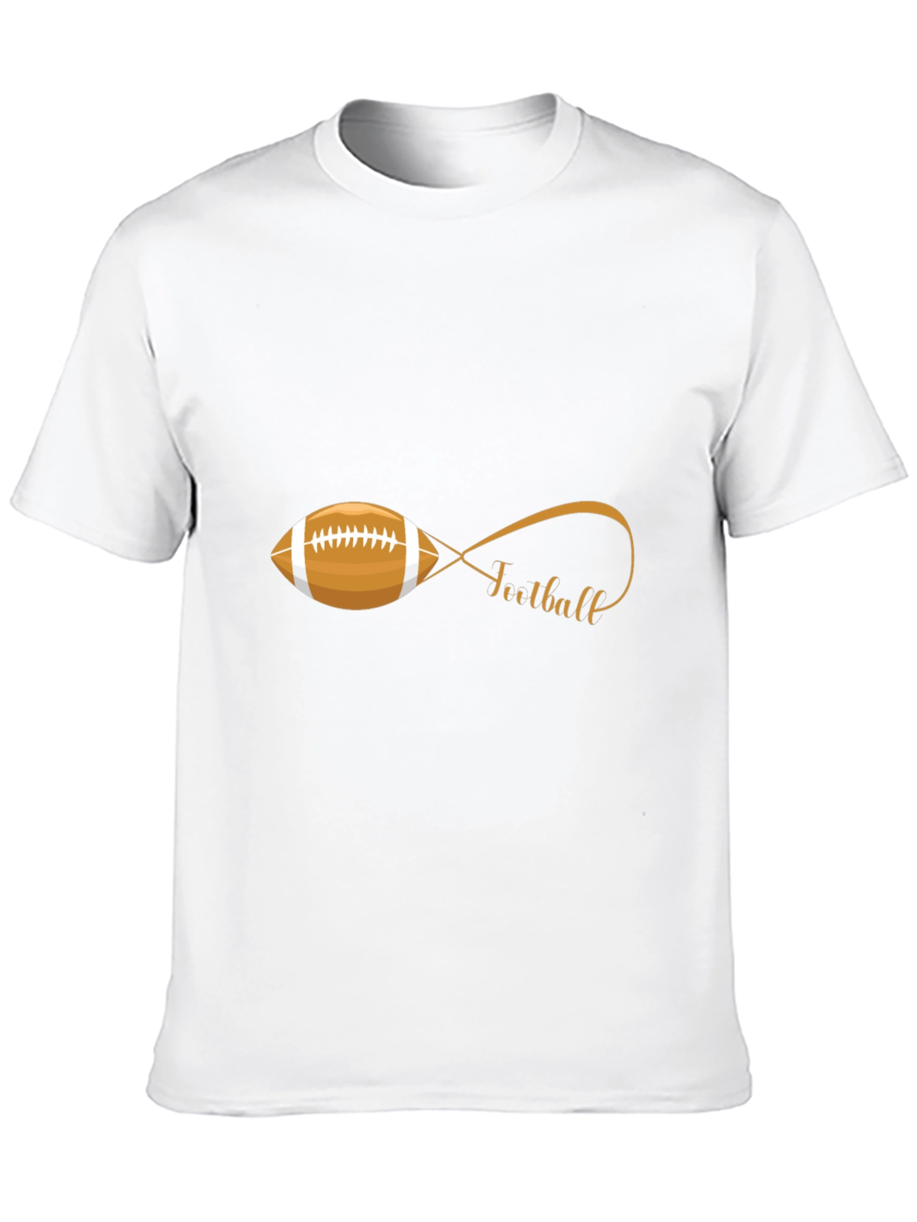 Football Infinity Symbol Graphic Tee