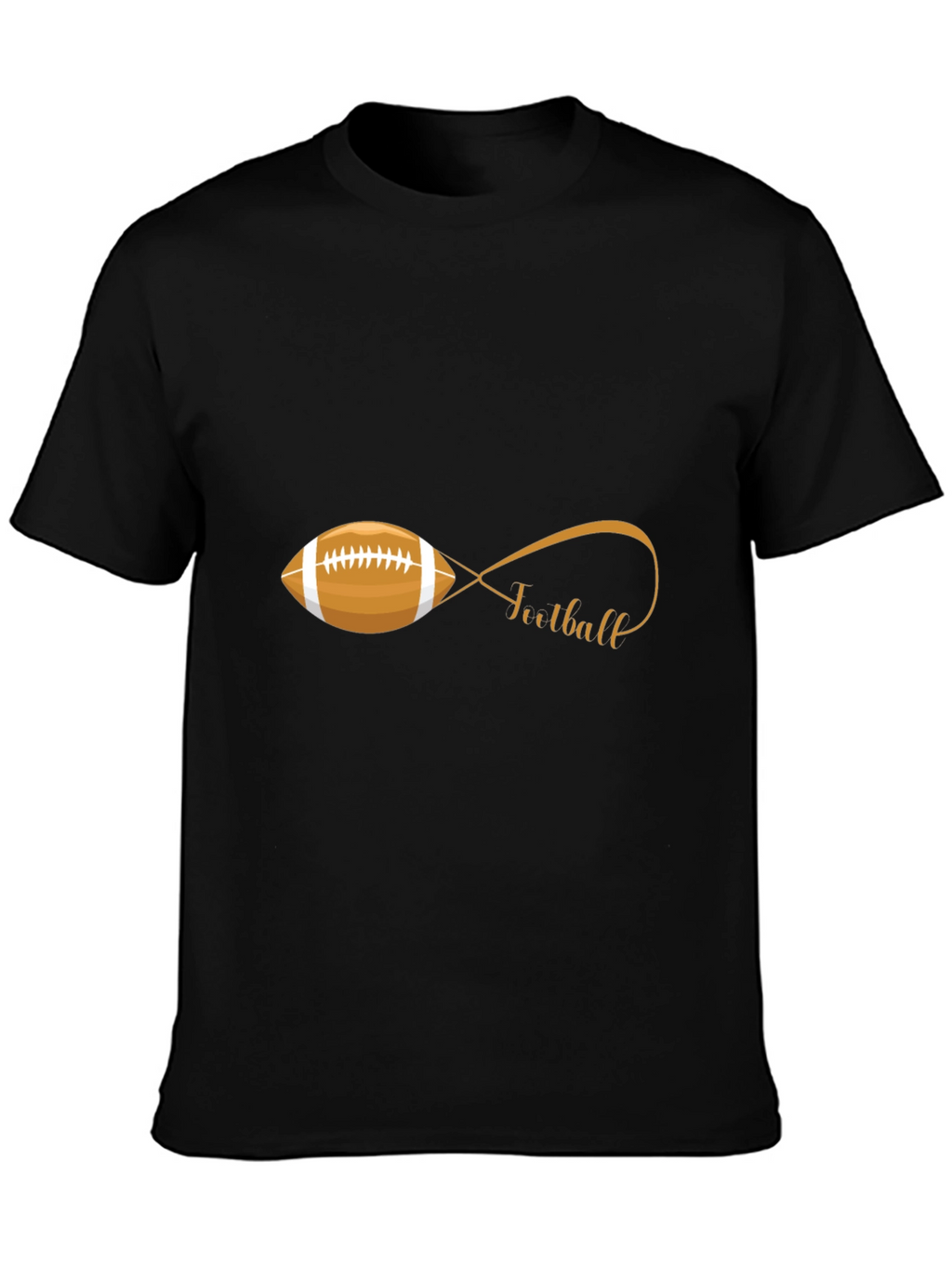 Football Infinity Symbol Graphic Tee