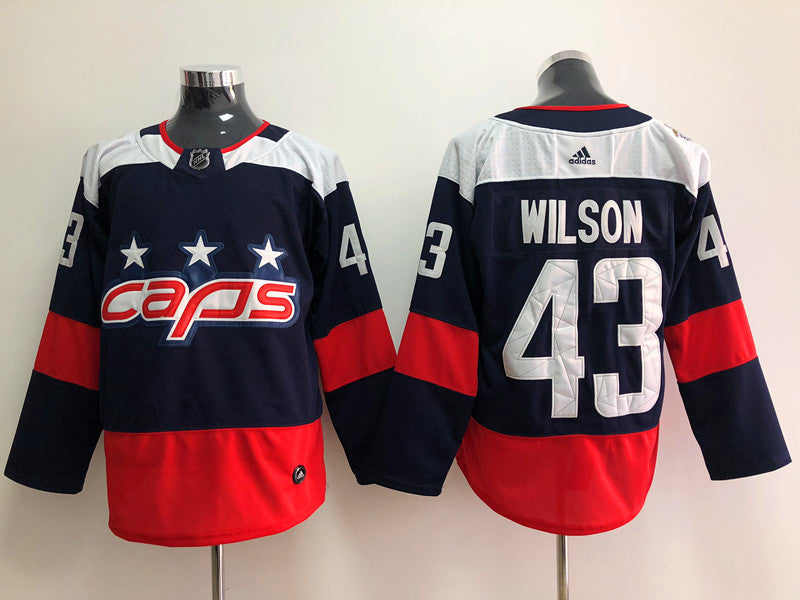 Men's Washington Capitals Tom Wilson #43 Navy Home Breakaway Player Jerseys