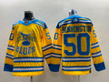 Men's St. Louis Blues Jordan Binnington #50 Yellow Breakaway Player Jerseys