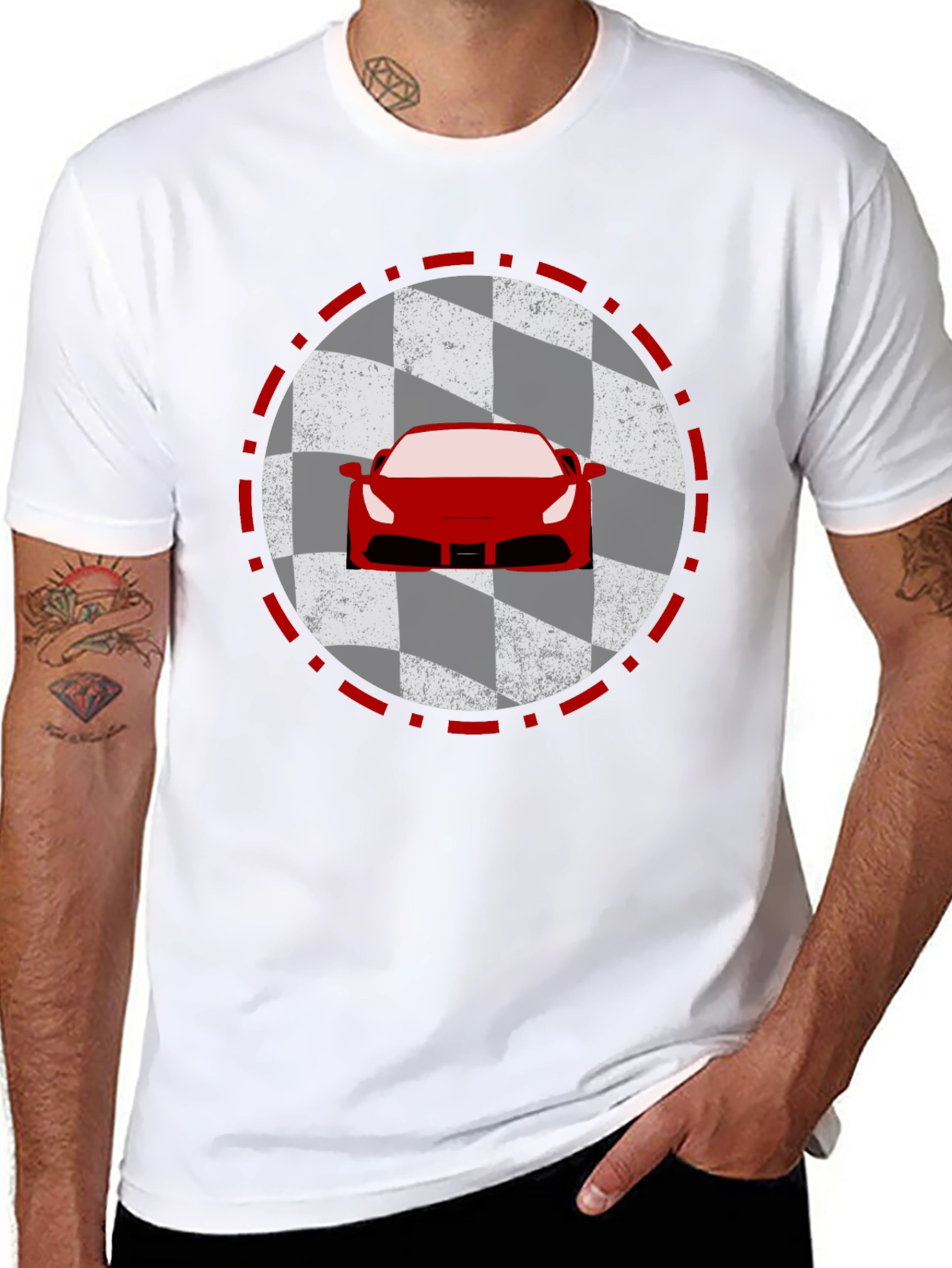Racing Car Graphic Tee