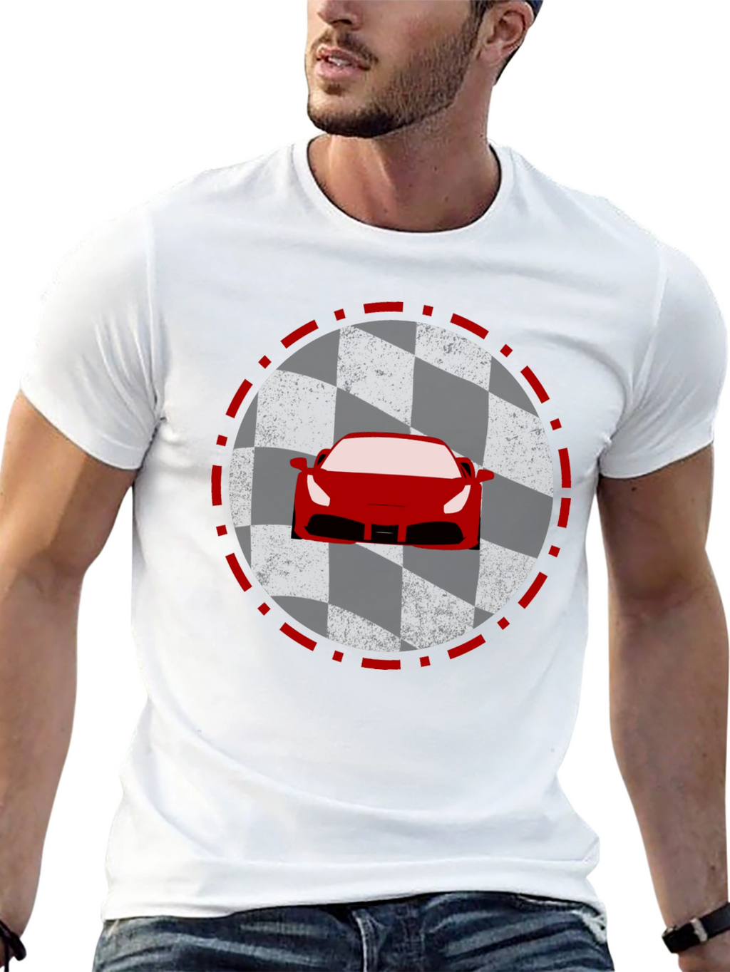 Racing Car Graphic Tee