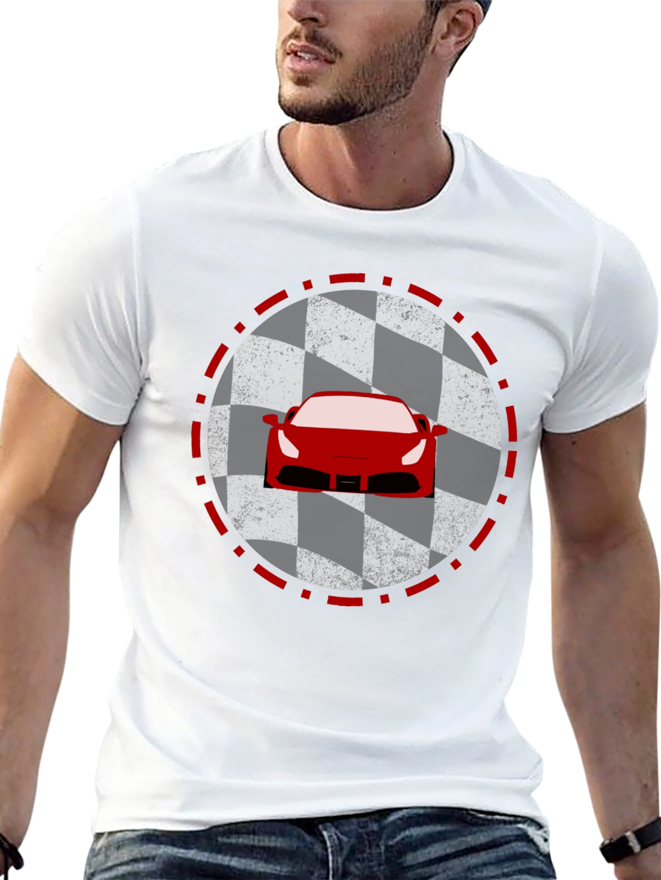 Racing Car Graphic Tee