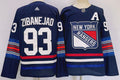 Men's New York Rangers Mika Zibanejad #93 Blue Game Jerseys