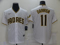 Men's San Diego Padres Yu Darvish #11 White Stitched Jerseys